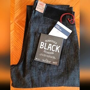 Naked and Famous Denim Deadstock Black Selvedge Easy Guy